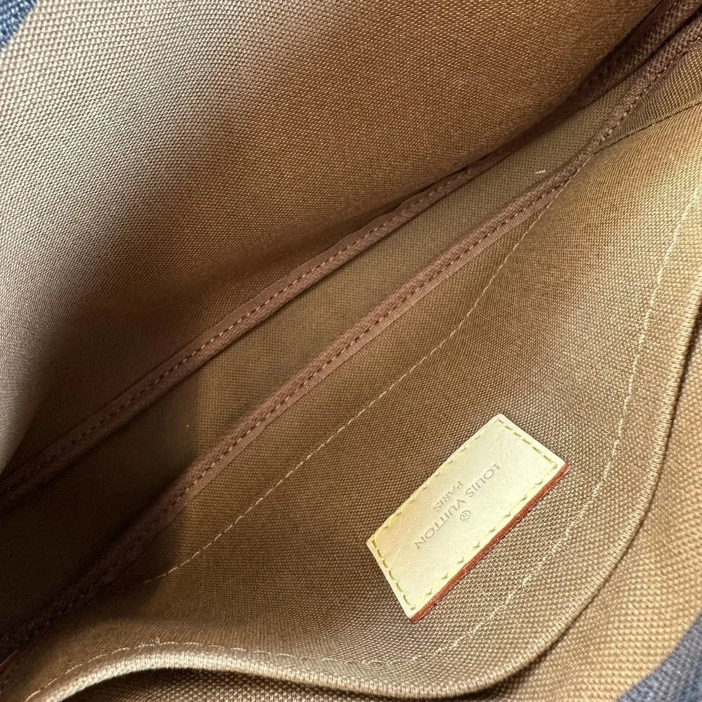 Louis Vuitton Multi Pochette Accessories monogram crossbody 3-bag w/rare Strap